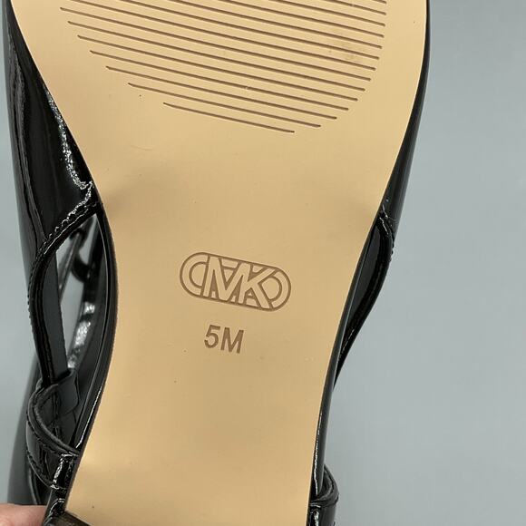 NEW Michael Kors Women’s Elodie Slingback Flats Black Size 5M - Picture 5 of 10